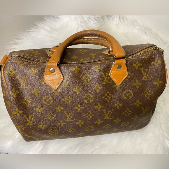 Rare Louis Vuitton Vintage (70s) Speedy Satchel By The French Company - Picture 4 of 17